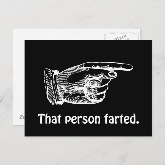 Diese Person Farb Postkarte (Vorne/Hinten)