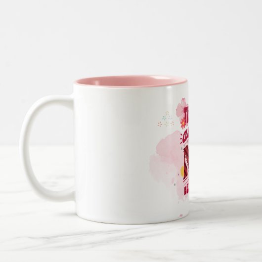 Diese Phantastische Mama gehört zu Personalisierte Zweifarbige Tasse (Links)