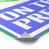 Diese Prämesis ist weiß erlaubt Poster (Ecke)