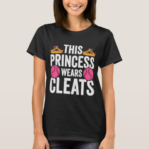Diese Princess Wears bereinigt Softball Baseball T-Shirt