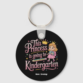 Diese Prinzessin geht zu einem Niedlichen Geschenk Schlüsselanhänger