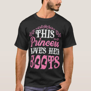 Diese Prinzessin Liebe ihr Stiefelhorn-Pferd T-Shirt