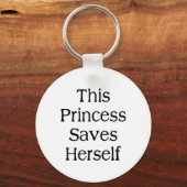 Diese Prinzessin Rette Schlüsselanhänger (Vorderseite)