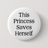 Diese Prinzessin Saves Button (Vorderseite)
