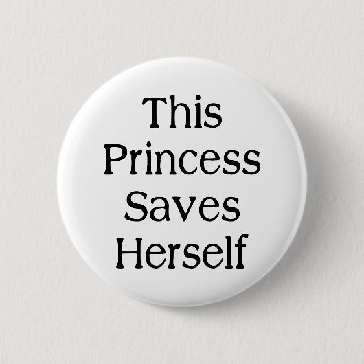 Diese Prinzessin Saves Button (Vorderseite)