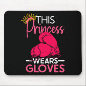 Diese Prinzessin trägt Handschuhe für Männer Fraue Mousepad (Vorne)