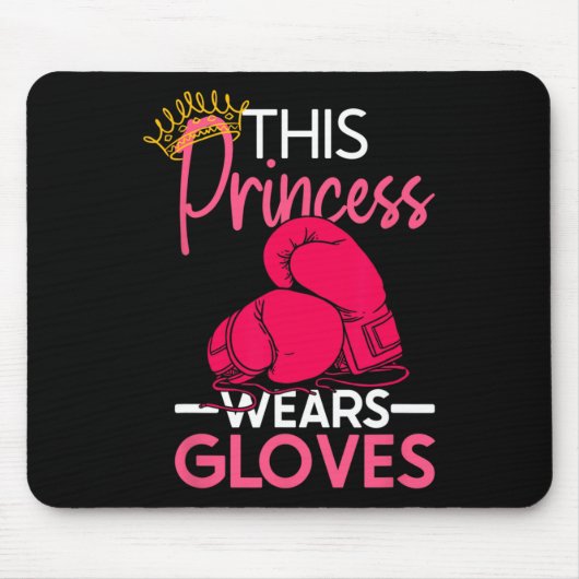 Diese Prinzessin trägt Handschuhe für Männer Fraue Mousepad (Vorne)