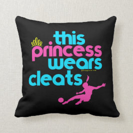 Diese Prinzessin Wears Cleats - Golly Mädchen Kissen
