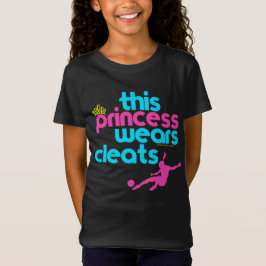 Diese Prinzessin Wears Cleats - Golly Mädchen T-Shirt