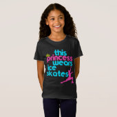 Diese Prinzessin Wears Ice Skates - Golly Mädchen T-Shirt (Vorne ganz)