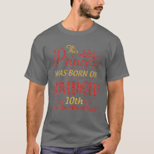 Diese Prinzessin wurde am 10. November Geboren T-Shirt