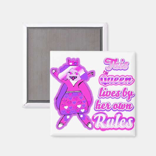 Diese Queenlivesbyhereigenregeln Magnet (Vorderseite/Rückseite)