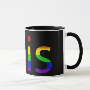 DIESE Regenbogen-Flaggen-Geschenke STOLZ Tasse