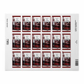 Diese Retro 50er Dish gehört Ihnen Adressaufkleber (Vorne)