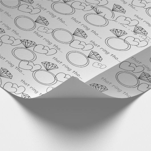DIESE RING THO...... Geschenkpapier (Ecke)
