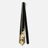 Diese Rose aus Gold, Bräune und Beige zum Jubiläum Krawatte (Vorderseite)