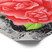 Diese Rose Poster (Ecke)