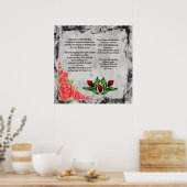 Diese Rose Poster (Küche)