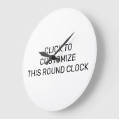 DIESE RUNDSCHALTFLÄCHE ANRUFEN GROßE WANDUHR (Winkel)