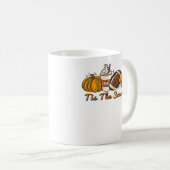 Diese Saison Erntedank Leaf Spice Football Fa Kaffeetasse (VorderseiteRechts)