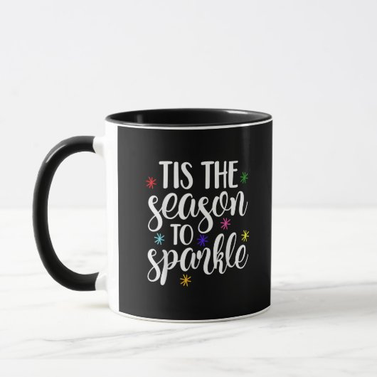 Diese Saison für Sparkle Retro Classic Tasse (Links)