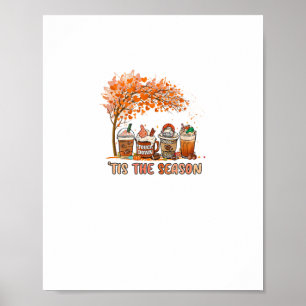 Diese Saison Herbst Touchdown Gewürzkaffee Saison Poster
