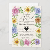 Diese Saison ist verheiratete Einladung (Vorne/Hinten)