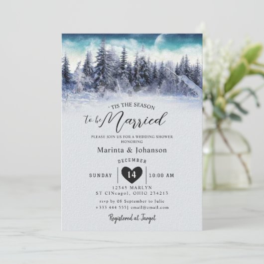 Diese Saison ist verheiratete Einladung (Stehend Vorderseite)