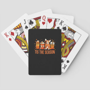 Diese Saison Pumpkin Gewürz Latte Halloween Fall C Spielkarten