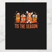 Diese Saison Pumpkin Gewürz Latte Halloween Fall C Weinetikett (Einzelnes Label)