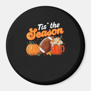 Diese Saison Pumpkin Gewürz Latte Halloween Fall F Magnet