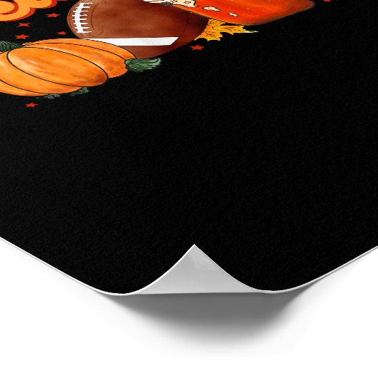 Diese Saison Pumpkin Gewürz Latte Halloween Fall F Poster (Ecke)