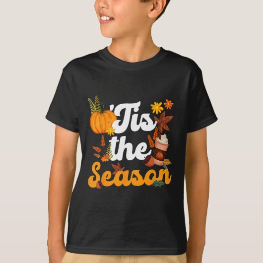 Diese Saison Pumpkins Gewürz Herbst Herbst Leaves T-Shirt (Vorderseite)