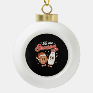 Diese Saison Retro 70er 80er Vintag Groovy Niedlic Keramik Kugel-Ornament