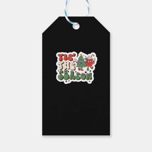Diese Saison Retro Funny Sloth Geschenkanhänger (Vorderseite)