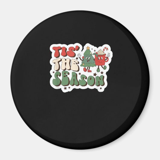 Diese Saison Retro Funny Sloth Magnet (Vorne)