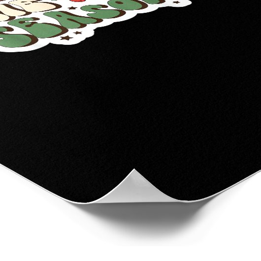 Diese Saison Retro Funny Sloth Poster (Ecke)