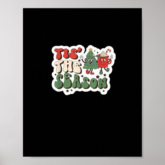 Diese Saison Retro Funny Sloth Poster (Vorne)