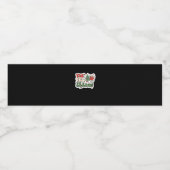 Diese Saison Retro Funny Sloth Wasserflaschenetikett (Einzelnes Label)