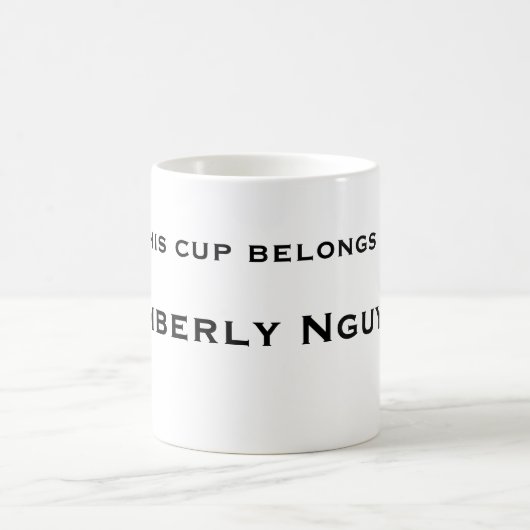 Diese Schale gehört, Kimberly Nguyen Kaffeetasse (Mittel)