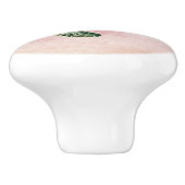 Diese Schildkröte lebt noch im großen Ozeangrün Keramikknauf (Seitenansicht)