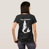 Diese schöne Meerjungfrau fand ihren Salty-Pirate T-Shirt (Schwarz voll)