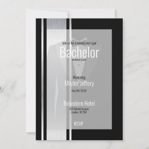 Diese schwarz-weiße Adelsfeier Save The Date