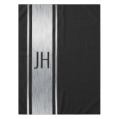 Diese schwarz-weiße Adelsfeier Tischdecke (Vorderseite)