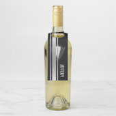 Diese schwarz-weiße Adelsflasche Flaschenanhänger (Auf Flasche)