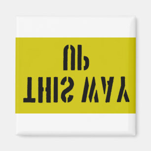 Diese Seite oben Magnet