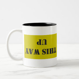 Diese Seite oben Zweifarbige Tasse