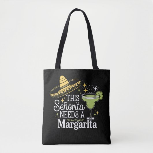 Diese Senorita braucht eine Margarita Cinco De May Tasche (Vorderseite)
