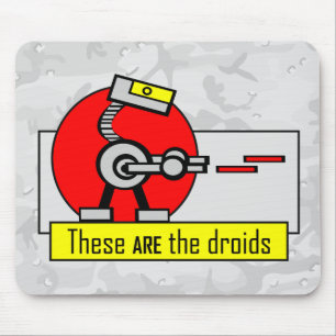 Diese SIND die droids Mousepad