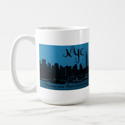 Diese sind ihre Geschichten-Tasse NYC Kaffeetasse (Links)